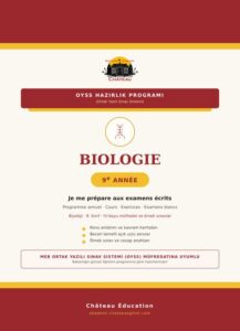 Château OYSS Biologie 9. sınıf kitap kapağı