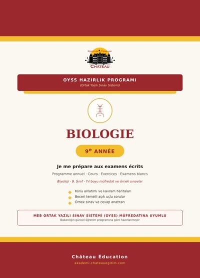 Château OYSS Biologie 9. sınıf kitap kapağı