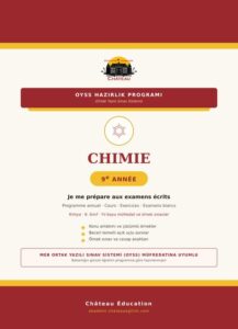 Château OYSS Chimie 9. sınıf kitap kapağı