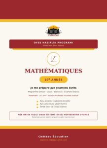 Château OYSS Mathématiques 10. sınıf kitap kapağı