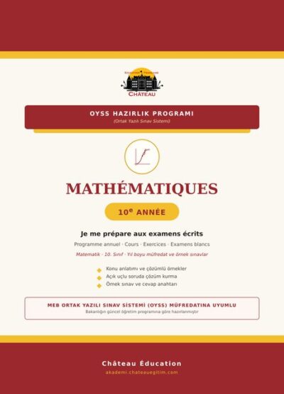 Château OYSS Mathématiques 10. sınıf kitap kapağı