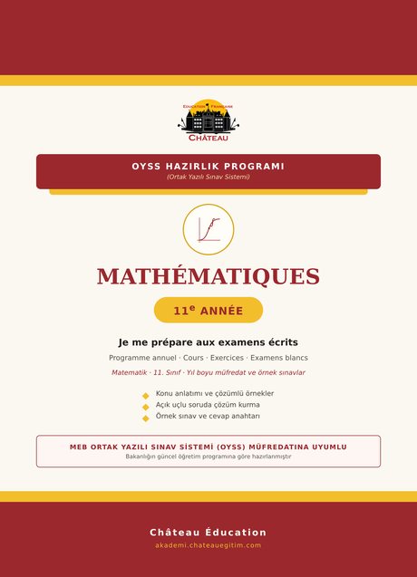 Château OYSS Mathématiques 11. sınıf kitap kapağı