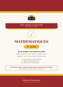 Château OYSS Mathématiques 9. sınıf kitap kapağı