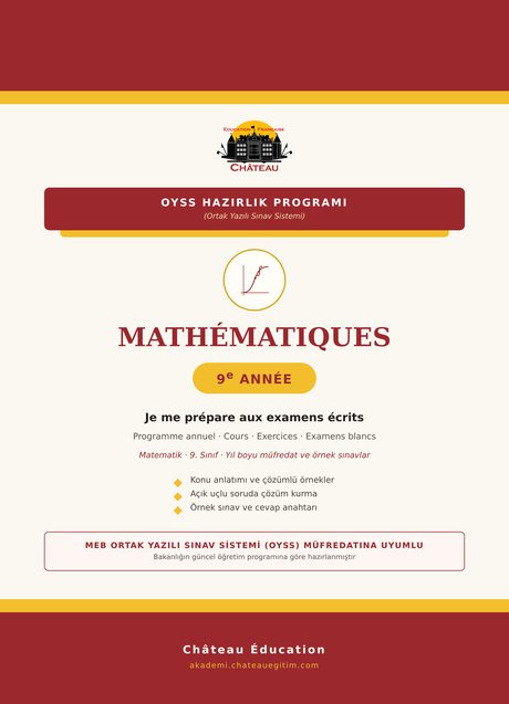 Château OYSS Mathématiques 9. sınıf kitap kapağı