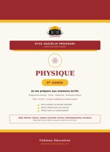 Château OYSS Physique 9. sınıf kitap kapağı