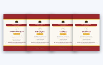 Château OYSS 10. sınıf tam set: Mathématiques, Physique, Chimie, Biologie kapakları